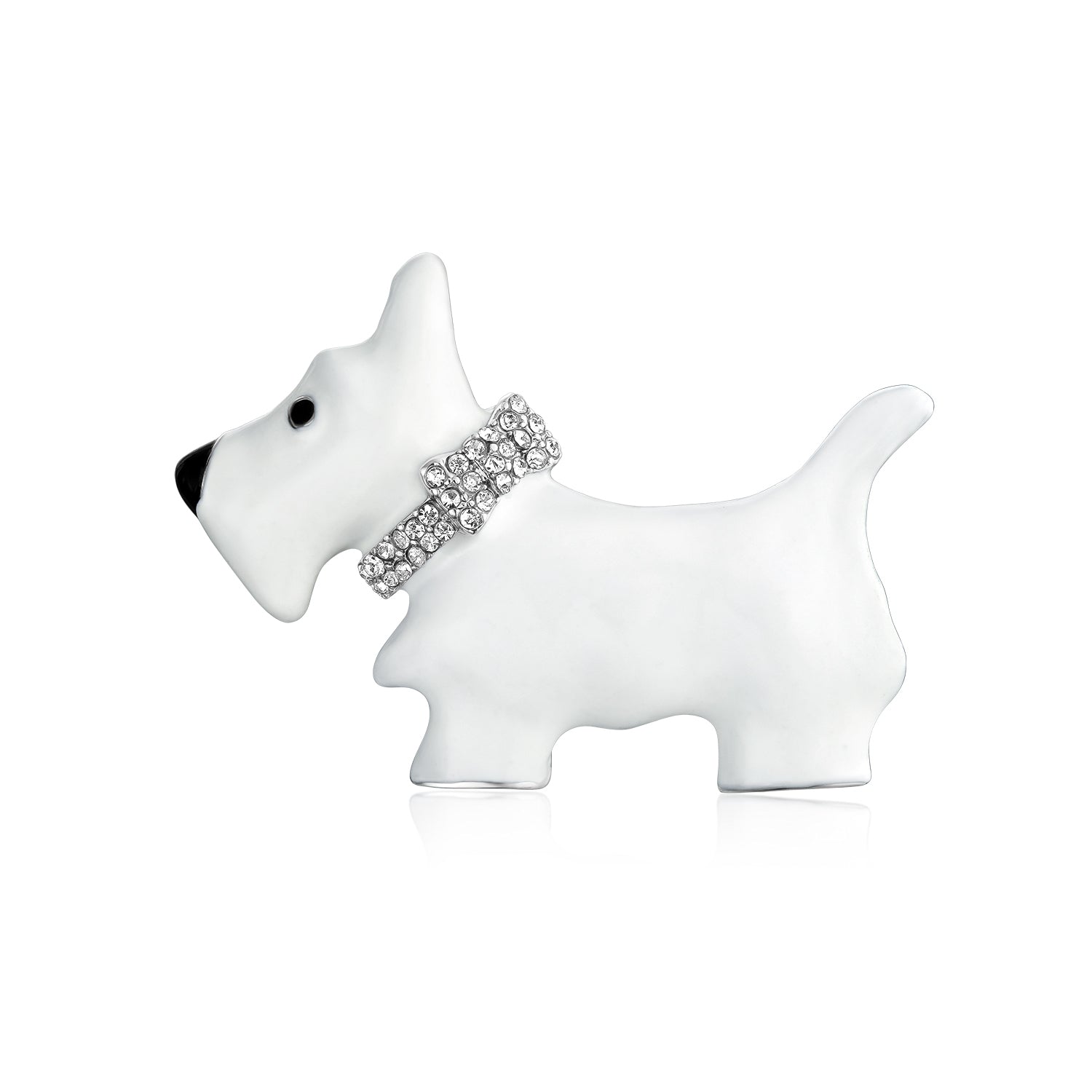 rhodium_pin_westie_plated_alloy_faj-dbh01262-az_1-1 Large Statement Blue or Pink Crystal Dog Brooche Pin Silver Tone 1.3 Inch - Image 1