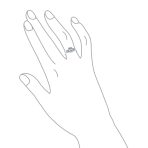 Classic 2CT Emerald Cut Three Stone Past Present Future Engagement Ring .925 Sterling Silver - Image 5