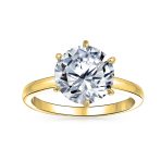 Classic 1.5CT Cubic Zirconia 6 Prong CZ Solitaire Engagement Ring Sterling Silver - Image 22