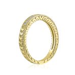 Pave CZ Cocktail Statement Ring Sterling Silver - Image 6