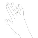 Round Solitaire 1.5CT CZ Cubic Zirconia 6-Prong Engagement Ring 1MM Band Gold Plated Sterling Silver - Image 31
