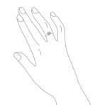 Round Solitaire 1.5CT CZ Cubic Zirconia 6-Prong Engagement Ring 1MM Band Gold Plated Sterling Silver - Image 13