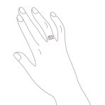 Romantic CZ Pave Cubic Zirconia Intertwined Infinity Forever Heart Promise Ring Rose Gold Sterling Silver - Image 4