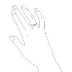 Romantic Friendship Pink CZ Infinity Heart Shape Promise Ring Cubic Zirconia .925 Sterling Silver - Image 3