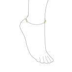 Double Chain Infinity Love Knot Anklet Ankle Bracelet Silver - Image 4