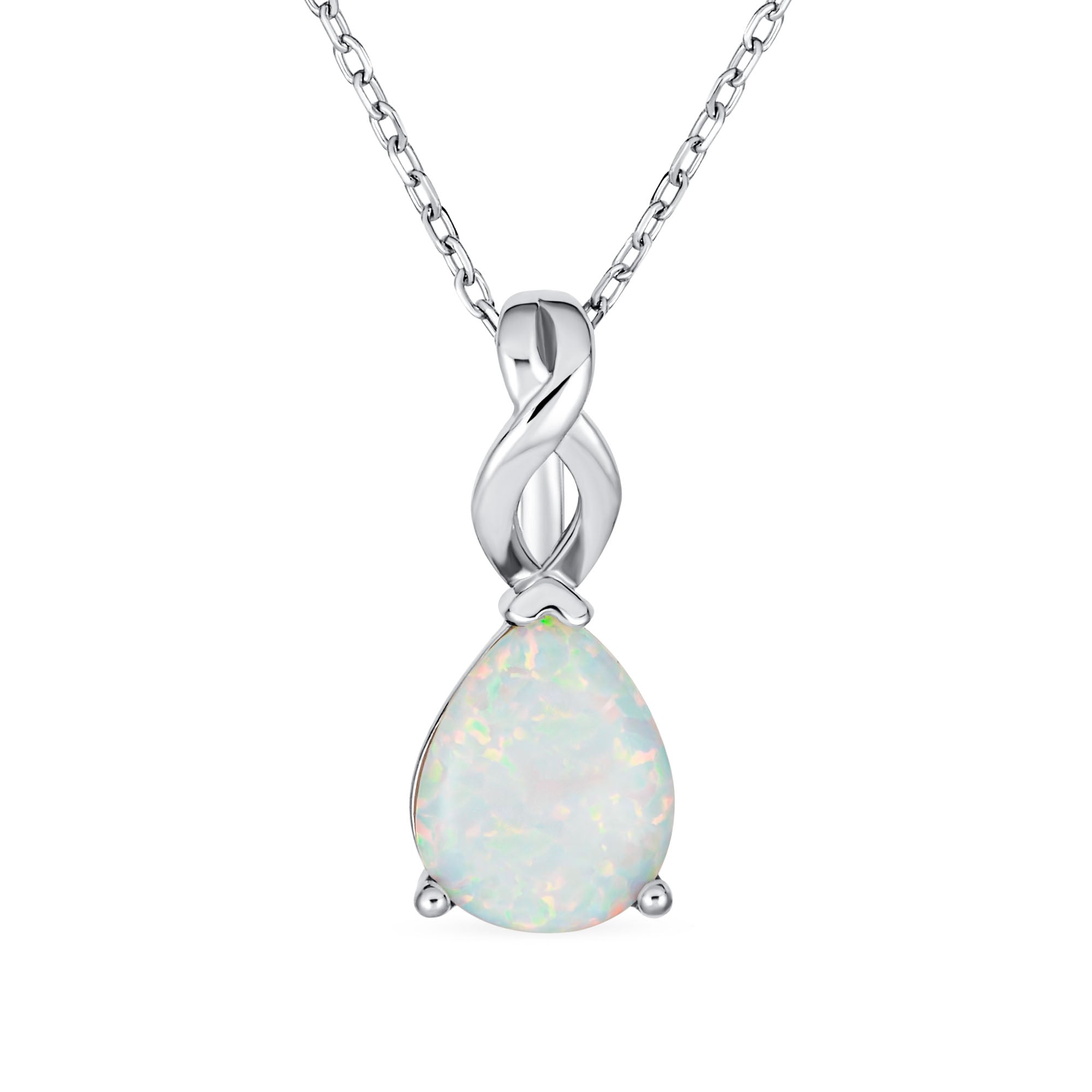 romantic-infinity-bridal-solitaire-opal-teardrop-xny-ps5113a1-az_01 Romantic Opulence Bridal Necklace 3CTW Opal Teardrop Sterling Silver Pendant - Image 1