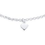 Love 7 Hearts Charms Anklet Ankle Bracelet Sterling Silver - Image 2