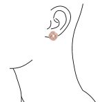 Fashion Twist Braided Crystal Love Knot Clip-On Earrings Non-Pierced Ears - Image 9
