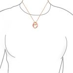 Loving Mother Family Heart Pendant Necklace Gold Plated .925 Sterling Silver - Image 8