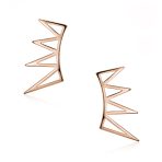 Boho Minimalist Geometric Ear Cuff Cartilage Spike Earrings Sterling Silver - Image 6