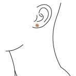 Traditional Classic Round Woven Twisted Rope Cable Love Knot Ball Stud Earrings Rose Gold Plated .925 Sterling Silver - Image 9
