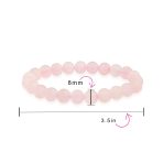 Natural Stone Multi Color Stackable Round 8MM Ball Beads Strand Stretch Bracelet - Image 72