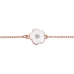 Fashion Enamel Flower Strand Necklace 14K Gold Plated 36 Inch Crystal Accents - Image 9