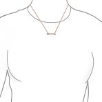 Support Symbol Pendant Necklace for Displaced People CZ Accent Safety Pin - Image 6