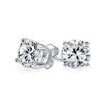 4CTW Round Yellow CZ Solitaire Stud Earrings & Pendant Necklace Set .925 Sterling Silver - Image 20