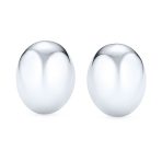 Simple Button Style Dome Clip-On Earrings for Non-Pierced Ears Sterling Silver - Image 2