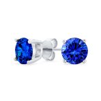 4CTW Round Yellow CZ Solitaire Stud Earrings & Pendant Necklace Set .925 Sterling Silver - Image 24