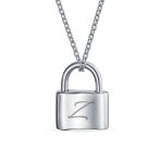 Functional Lock Pendant Charm Lovers Padlock Necklace Gold Plated Silver 16 Inch - Image 28
