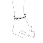 Biker Handcuff Bracelet Bangle Black Inlay Stainless Steel - Image 11