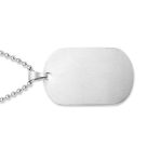 Men's Freemason Dog Tag Pendant Necklace Masonic Compass Black Blue Silver Tone Stainless Steel - Image 5