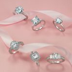 Classic Halo Oval CZ Solitaire Promise Engagement Ring Thin Band Sterling Silver - Image 5