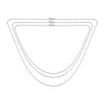 Set of 3 1MM Thin Rolo Link Cable Chain Necklace Sterling Silver 16,18 & 20 Inch