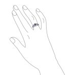 Celtic Purple Amethyst Trinity Love Knot Infinity Band Ring Sterling Silver - Image 3