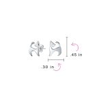 Siamese Cat Stud Earrings in Sterling Silver - Whimsical and Cute Pet Jewelry - Image 4