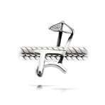 Tropical Umbrella Lounge Beach Chair Charm Bead .925 Sterling Silver Fits European Bracelets - Image 2