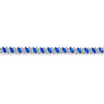Alternating Marquise Shape Cubic Zirconia CZ 25 CTW Statement Tennis Bracelet - Image 7