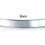 Identification ID Bracelet 5MM Cuban Curb Chain Link .925 Sterling Silver 7.5 inch - Image 5