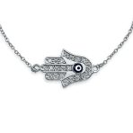 Turkish Amulet Evil Eye Chain Link Bracelet Gold Plated - Image 3