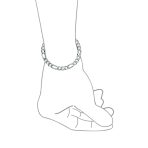 Thick Heavy Solid Sterling Silver 7MM Figaro Chain Link Bracelet - Image 6