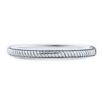Twisted Rope Thick Bangle Bracelet .925 Sterling Silver