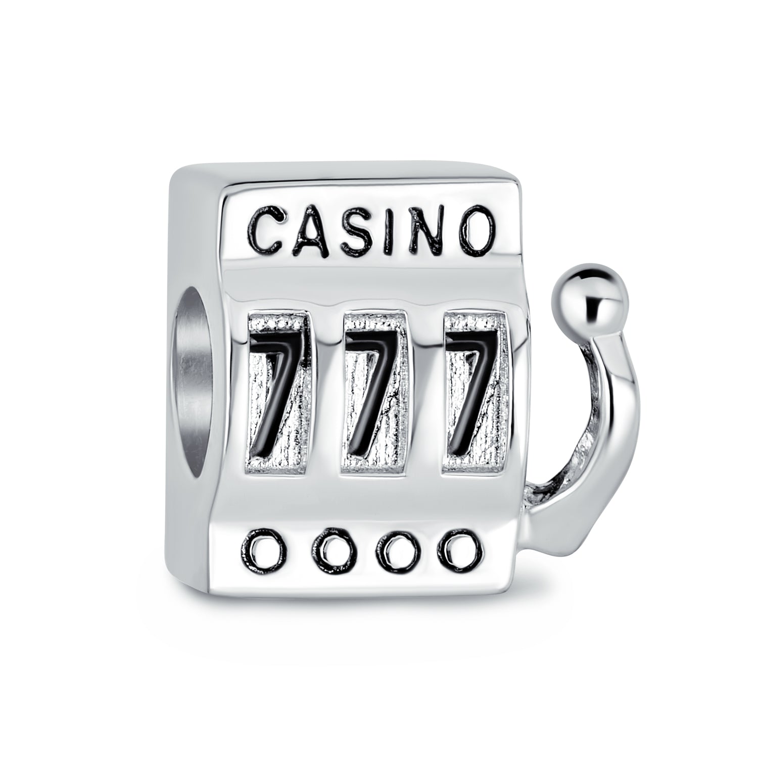 silver-casino-slot-machine-bead-charm_pbx-hs-631-d Las Vegas Lucky 777 Casino Slot Machine Charm Bead Sterling Silver for Bracelet - Image 1