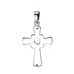 Viking Celtic Knot Cross Pendant Necklace for Men Sterling Silver 16 Inch - Image 2