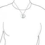 Celtic Cerridwen Crone Moon Goddess Wisdom Pendant Necklace in Sterling Silver - Image 3