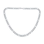 Heavy Solid Strong Figaro Chain Necklace Link Stainless Steel 11MM 24 Inch - Image 2