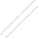 Basic 3MM Gold Plated Sterling Silver Box Chain Necklace