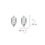Minimalist Chevron Ear Cuff Cartilage Clip Wrap Helix Non-Pierced Gold Plated - Image 8