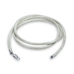 Set of 3 Soft Satin Silk Cord Necklace Sterling Silver Clasp Multiple Lengths - Image 12