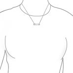 Support Symbol Pendant Necklace for Displaced People CZ Accent Safety Pin - Image 4