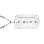 Inspirational Serenity Prayer Dog Tag Necklace Stainless Steel 24" Ball Chain - Image 5