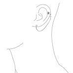 Religious Cross Ear Cuff Cartilage Earring Set .925 Sterling Silver - Image 4
