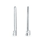 Dainty Music Note Threader Dangle Earrings for Music Students  Sterling Silver