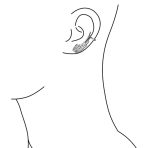 Trendy Angel Wing Feather Ear Cuff Cartilage Earrings Rose Gold Silver Plated - Image 6