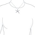 Hawaii Ocean Starfish Pendant Necklace Sterling Silver - Image 3