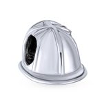 Fireman Helmet Charm Bead for Wife Oxidized Silver Fits European Bracelet - Image 2