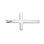 Religious Cross Pendant Necklace Sterling Silver Men - Image 3