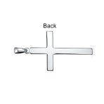 Religious Cross Pendant Necklace Sterling Silver Men - Image 6